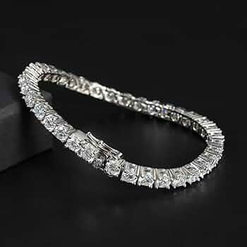 Moissanite Tennis Bracelet – 925 Sterling Silver 17,5cm